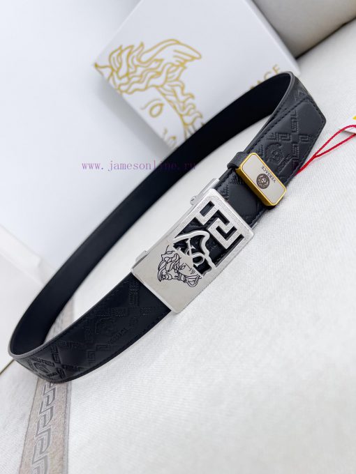 Versace Versace. ️ Belt and belt automatic beltAutomatic belt, classic head buckle made of p qjopzcdc - Image 4