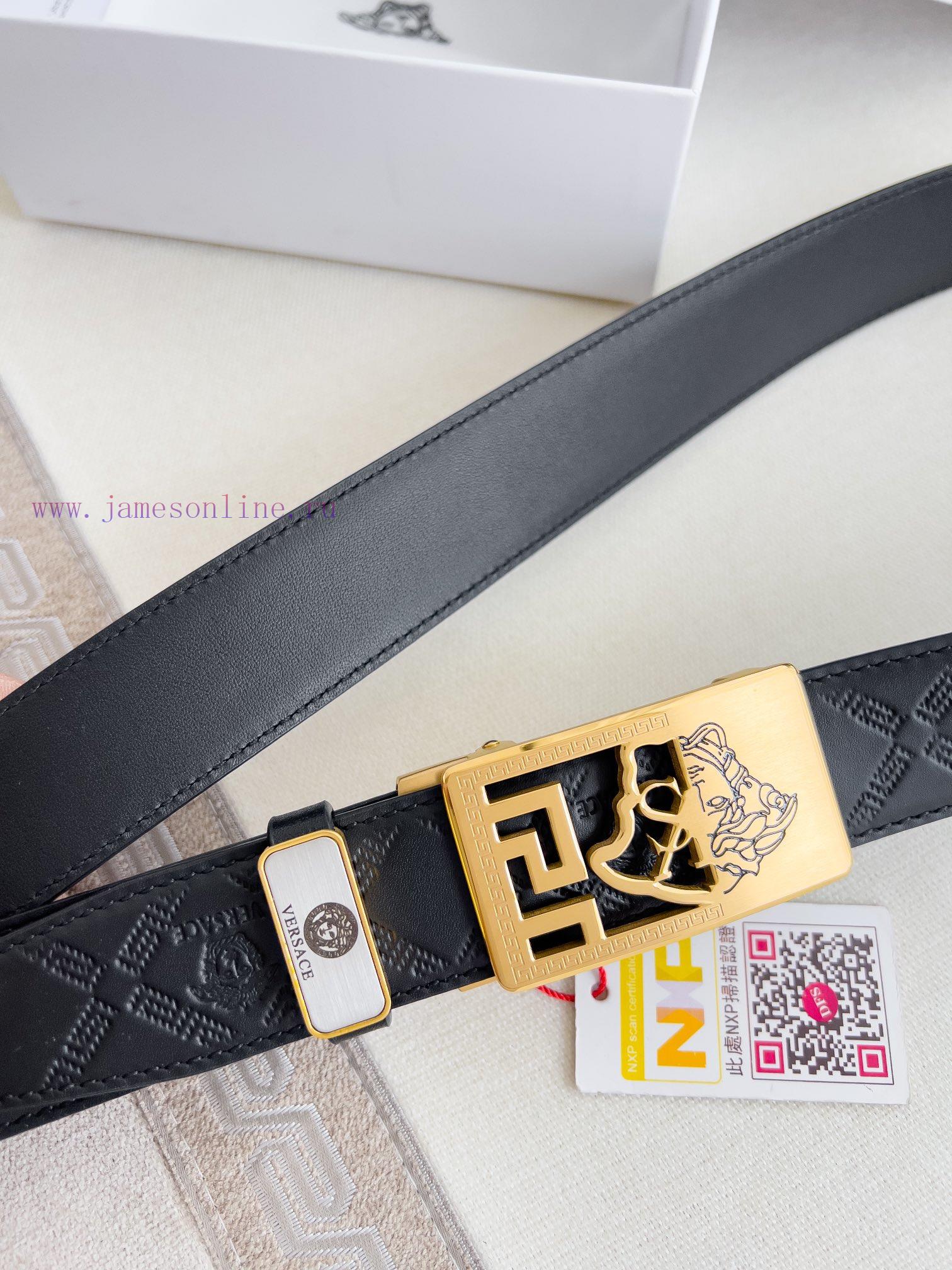 Versace Versace. ️ Belt and belt automatic beltAutomatic belt, classic head buckle made of p 33hif0zb - Image 5