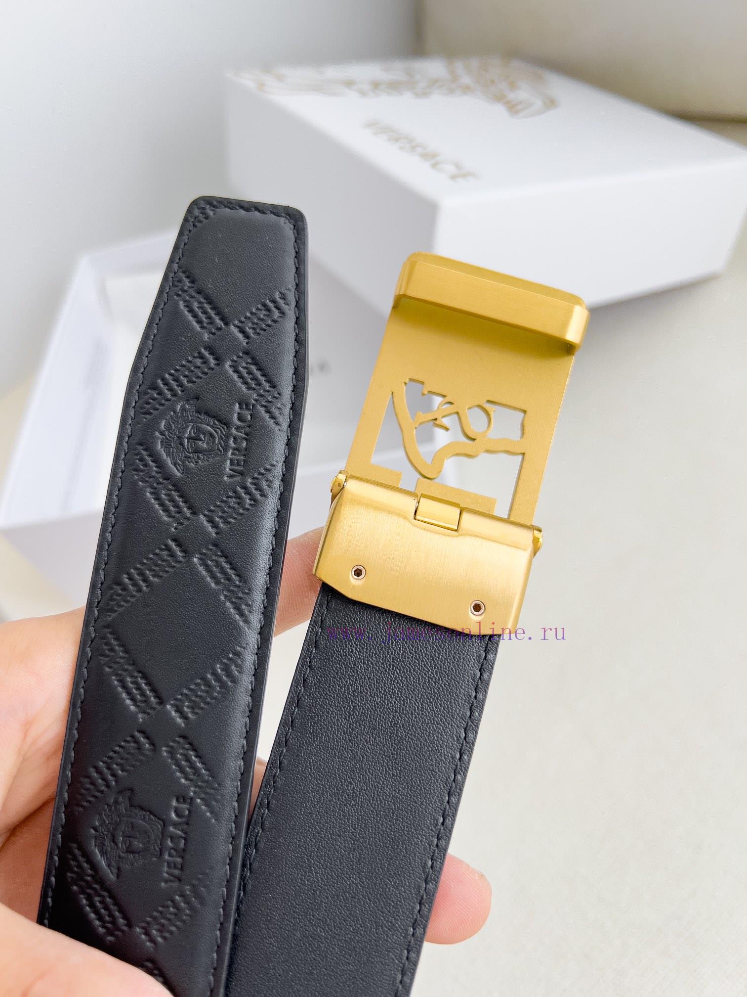 Versace Versace. ️ Belt and belt automatic beltAutomatic belt, classic head buckle made of p 33hif0zb - Image 6