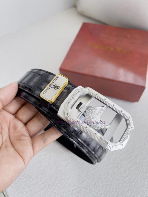 Stephen Ni Zhi Stefano Ricci Belt ️ Automatic BeltAutomatic buckle, made of pure steel mater 3b0746os - Image 4