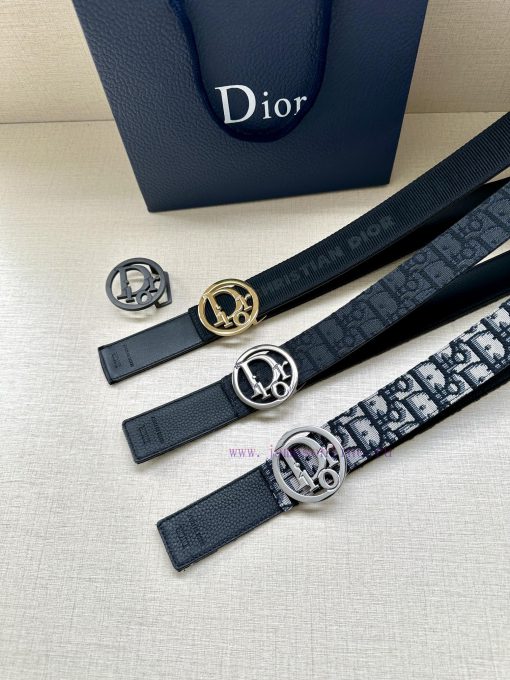 Dior's 3.5cm wide gold trimmed brass waistband buckle is a new addition to the spring collec p7w1e02p - Image 8