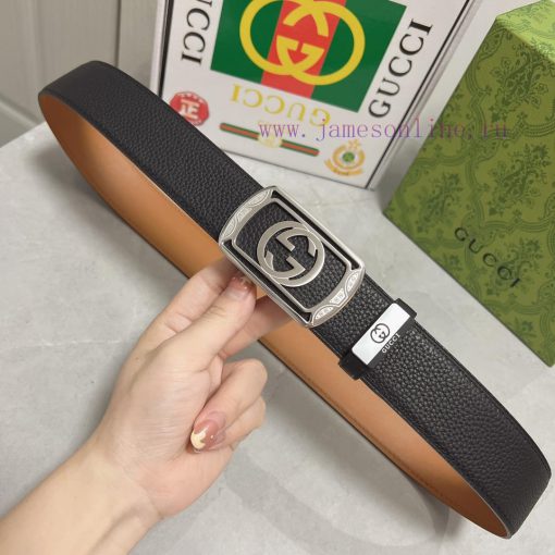 Gucci. Gucci  Material: Leather Belt with 100% Head Layer. The leather belt is guaranteed to 4exdvt25 - Image 8