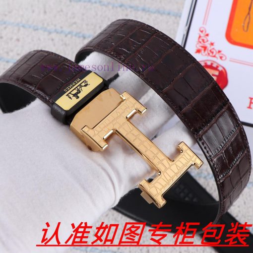 Hermes ️The material is made of 100% top layer cowhide, ensuring that 24k pure steel buckles erpdyp7v - Image 4