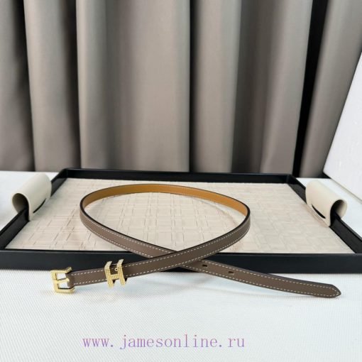 Calfskin waist belt, paired with palladium plated buckle, finely polished and diamond sparkl cacdahwg - Image 3