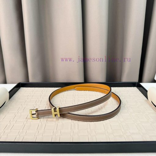 Calfskin waist belt, paired with palladium plated buckle, finely polished and diamond sparkl cacdahwg - Image 6