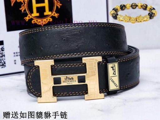 Belts from Herm è s Her...️The waist belt is made of 100% cowhide, ensuring that the genuine o8bqovlc - Image 2