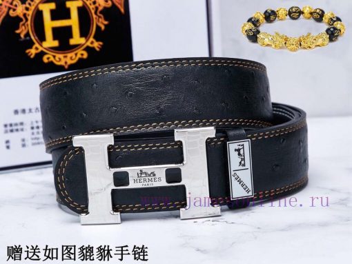 Belts from Herm è s Her...️The waist belt is made of 100% cowhide, ensuring that the genuine 0qrygxfp - Image 2