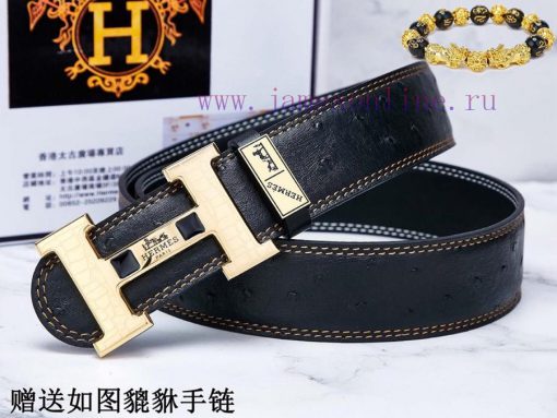 Belts from Herm è s Her...️The waist belt is made of 100% cowhide, ensuring that the genuine o8bqovlc - Image 5
