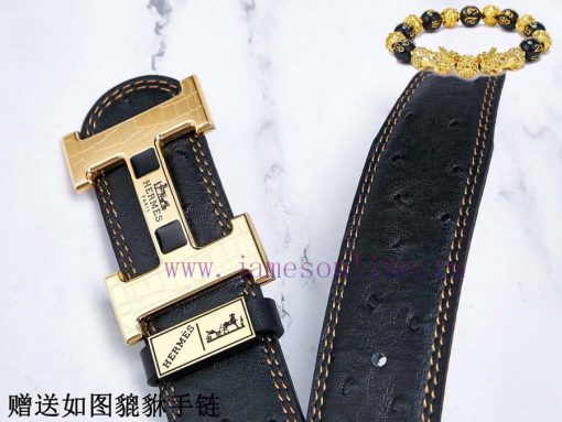 Belts from Herm è s Her...️The waist belt is made of 100% cowhide, ensuring that the genuine o8bqovlc - Image 9
