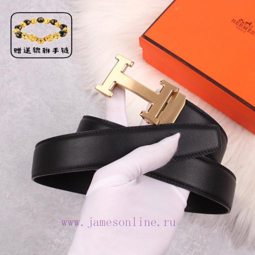 [Automatic belt buckle] Hermes 3.5mm wide double-sided imported top layer cowhide made with r3bfdmpk - Image 8