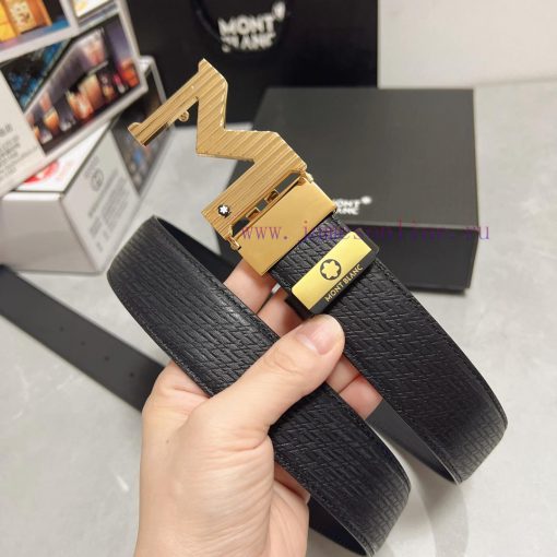 MontblancMaterial: Leather Belt with 100% Head Layer. The leather belt is guaranteed to be g 99dwvtt9 - Image 3