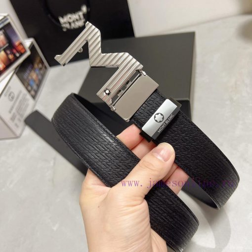 MontblancMaterial: Leather Belt with 100% Head Layer. The leather belt is guaranteed to be g 99dwvtt9 - Image 4