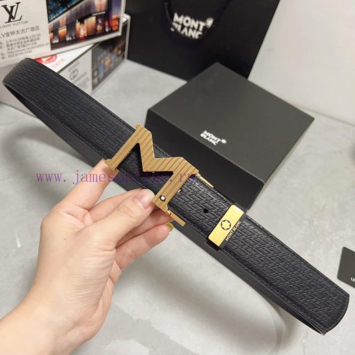 MontblancMaterial: Leather Belt with 100% Head Layer. The leather belt is guaranteed to be g 99dwvtt9 - Image 5