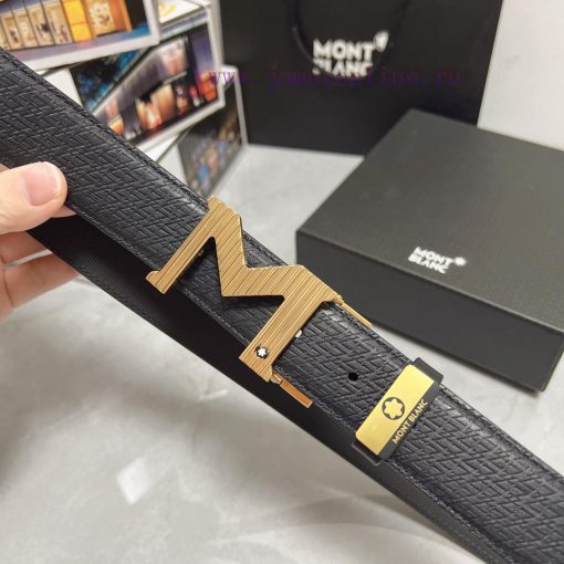 MontblancMaterial: Leather Belt with 100% Head Layer. The leather belt is guaranteed to be g v7o7fuce - Image 7