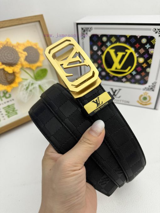 LV... Louis Vuitton automatic beltMaterial: Leather Belt with 100% Head Layer. The leather b rlfla9k0 - Image 2