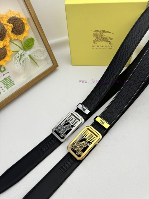 Burberry automatic beltMaterial: Leather Belt with 100% Head Layer. The leather belt is guar ape3poyl - Image 10