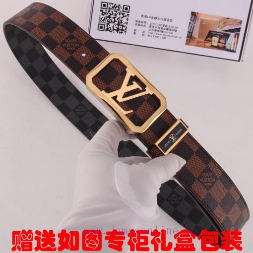 Belt LV Louis Vuitton ️The waist belt is made of 100% cowhide, ensuring that the genuine lea bo0vr5ao - Image 2