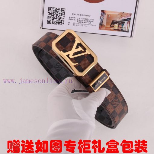 Belt LV Louis Vuitton ️The waist belt is made of 100% cowhide, ensuring that the genuine lea bo0vr5ao - Image 4