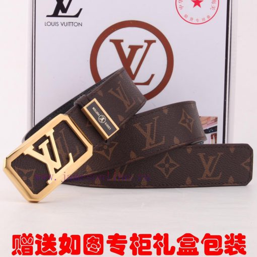 Belt LV Louis Vuitton ️The waist belt is made of 100% cowhide, ensuring that the genuine lea knhilayp - Image 7