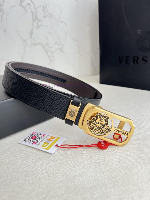 Versace Versace. ️ Belt and belt automatic beltAutomatic belt, classic head buckle made of p 25nz4txo - Image 3