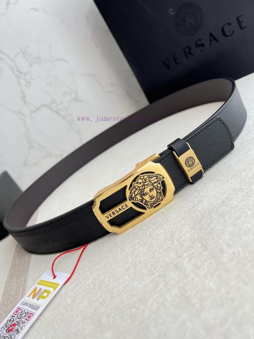 Versace Versace. ️ Belt and belt automatic beltAutomatic belt, classic head buckle made of p 25nz4txo - Image 5