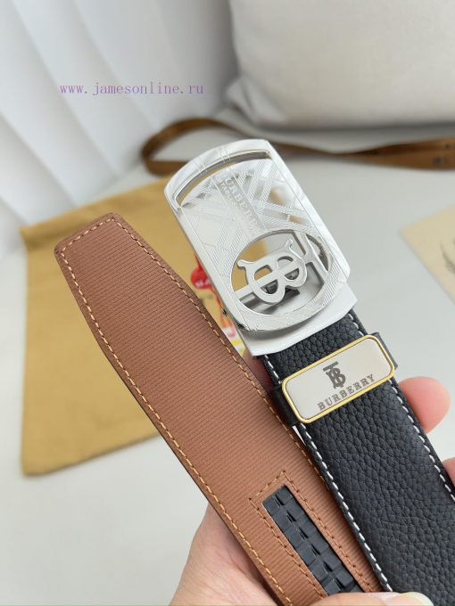Burberry Burberry Belt ️ Automatic BeltAutomatic buckle, made of pure steel material, automa echyfd0e - Image 7
