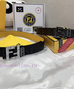 Belt FENDI Fendi ReproductionThe waistband is made of 100% cowhide, ensuring genuine leather kr68nodq