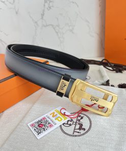 Hermes Her.. Mes ️ Automatic belt buckle waist beltAutomatic buckle, made of pure steel mate plrbk352