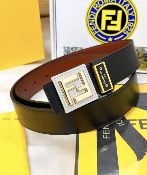 Belt FENDI Fendi ReproductionThe waistband is made of 100% cowhide, ensuring a double layere mm2gbd2p - Image 2