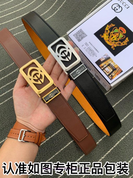 Belt Gucci Gucci automatic buckleThe waistband is made of 100% cowhide, ensuring the same qu mzrg60te - Image 9