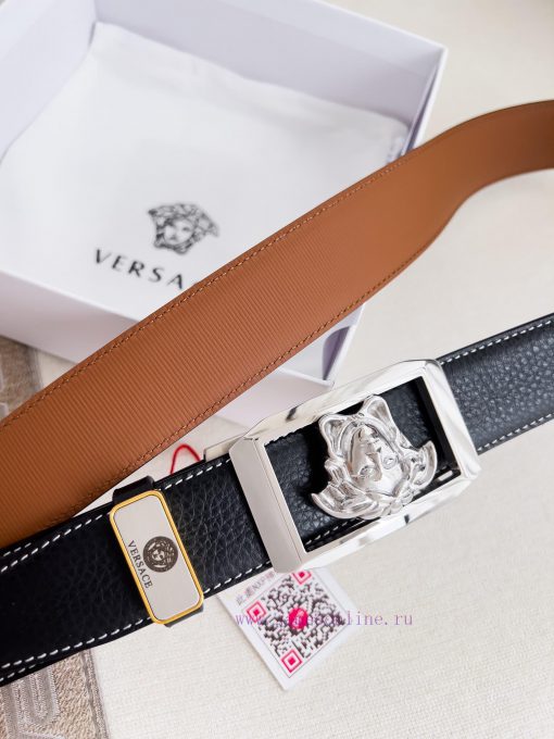Versace Versace. ️ Belt and belt automatic beltAutomatic belt, classic head buckle made of p y877ea5u - Image 5