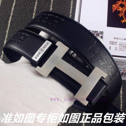 Hermes ️Material: 100% head layer cowhide belt, 24k pure steel buckle to ensure equal qualit ehf9fkq9 - Image 4