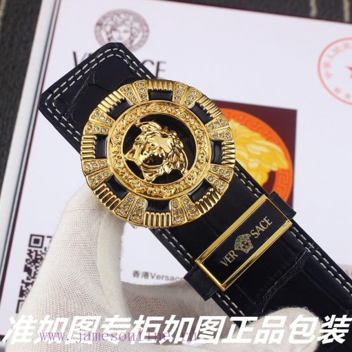 Versace Versace️New crocodile patternGrade: Italian imported 100% top layer cowhide, Versace ueju48yf - Image 8