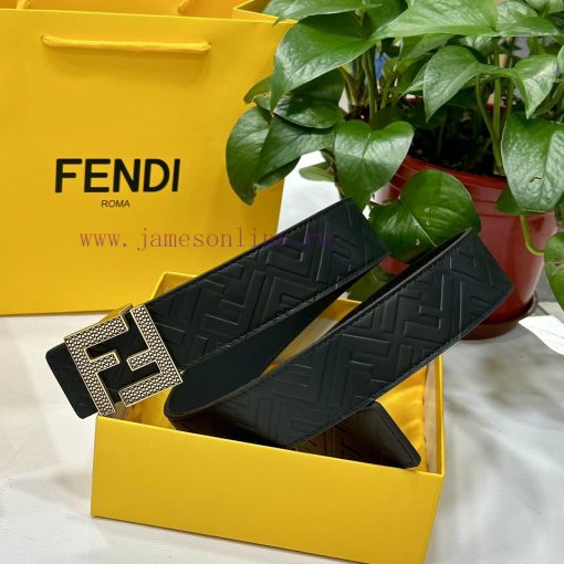 FENDL 40MM wide double-sided original calf leather with a single ruthenium palladium plated 22qik6jr - Image 6