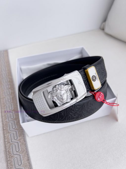 Versace Versace. ️ Belt and belt automatic beltAutomatic belt, classic head buckle made of p s123ha4w