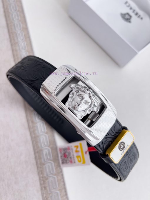 Versace Versace. ️ Belt and belt automatic beltAutomatic belt, classic head buckle made of p s123ha4w - Image 3
