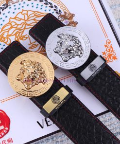 Versace. Versace ️The material is made of 100% top layer cowhide, ensuring that 24k pure ste 5duc54hs