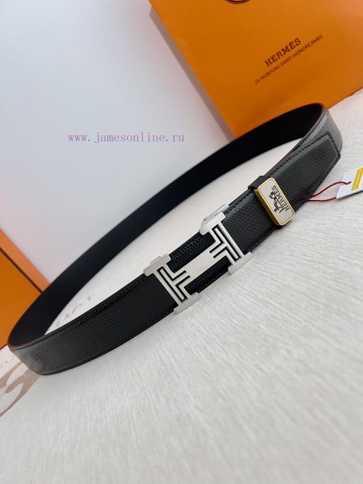 Hermes Her.. Mes ️ Automatic belt buckle waist beltAutomatic buckle, made of pure steel mate gjjbhyj0 - Image 4