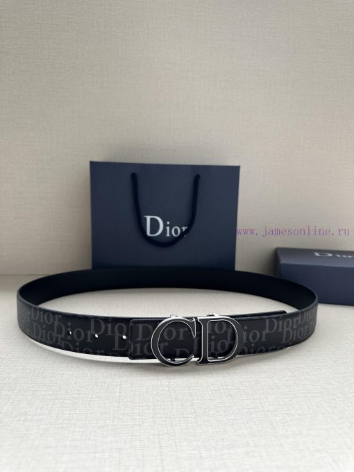 This 35mm double-sided belt combines elegant temperament with modern style. The double-sided 3xf78lul - Image 2