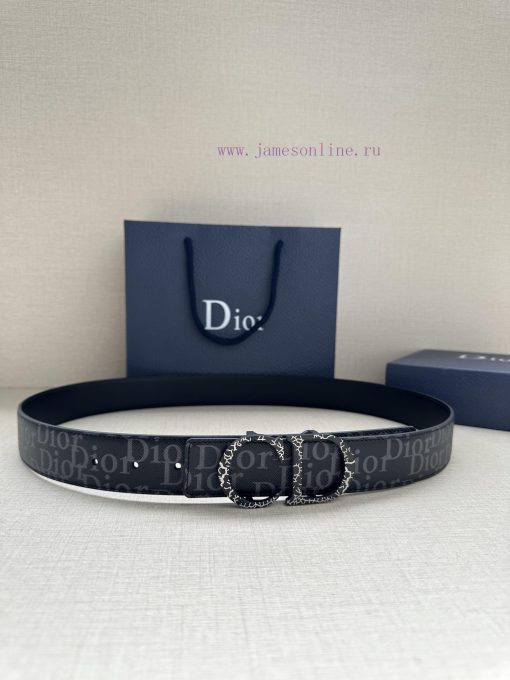This 35mm double-sided belt combines elegant temperament with modern style. The double-sided iz0iksla - Image 2