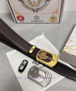 Versace. VersaceMaterial: Leather Belt with 100% Head Layer. The leather belt is guaranteed 6b0ik492