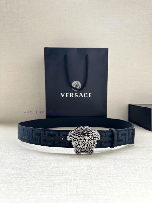 Width 3.8cm Versace This satin belt from Versace has a very casual style, adorned with the i 8olfh3p0 - Image 2