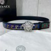 Width 4.0 cm Versace This classic Versace belt is made of soft calf leather, adorned with La l25yyrli