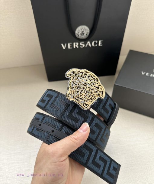 Width 3.8cm Versace This satin belt from Versace has a very casual style, adorned with the i pr3xi8q6 - Image 7