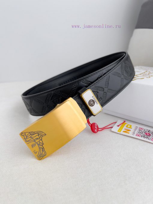 Versace Versace. ️ Belt and belt automatic beltAutomatic belt, classic head buckle made of p aqqkhtgc
