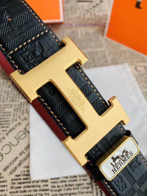 Hermes Hermes️Hanging buckle, classic H-brushed pure steel buckle head, photographed in real 4f0wdje1 - Image 4
