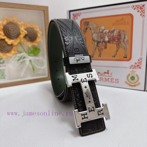 Hermes Hermès  Material: Leather Belt with 100% Head Layer. The leather belt is guaranteed t ig6px0g1