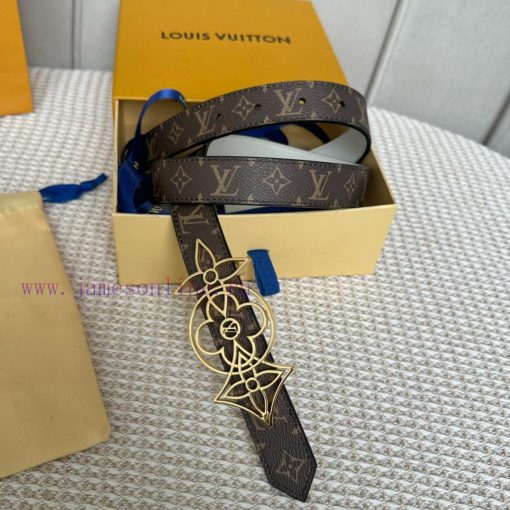 𝕃𝕠𝕦𝕚𝕤𝕧𝕦𝕚𝕥𝕥𝕠𝕟 Lv pyridine Truck L "OEiI Double sided Belt Donkey Women's Belt Width 2.5cm Cla w1xofvi4