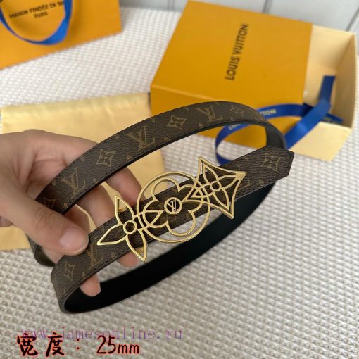 𝕃𝕠𝕦𝕚𝕤𝕧𝕦𝕚𝕥𝕥𝕠𝕟 Lv pyridine Truck L "OEiI Double sided Belt Donkey Women's Belt Width 2.5cm Cla 03dbcet4 - Image 4