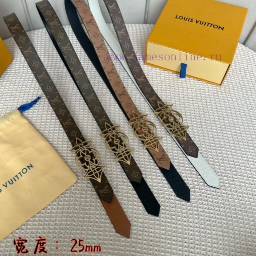 𝕃𝕠𝕦𝕚𝕤𝕧𝕦𝕚𝕥𝕥𝕠𝕟 Lv pyridine Truck L "OEiI Double sided Belt Donkey Women's Belt Width 2.5cm Cla iiookbum - Image 9